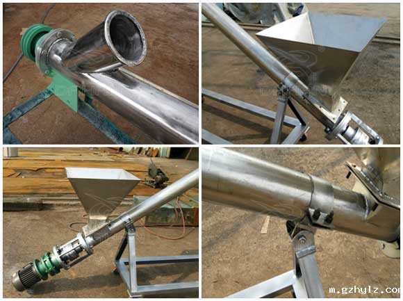 不锈钢螺旋输送机细节